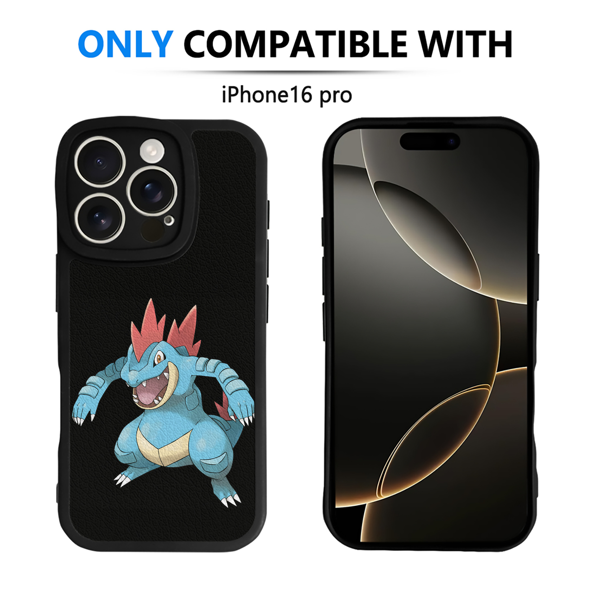 （画像用） ポケットモンスター Pokémon 【iPhone 16シリーズ対応】シリコンスマホケース（レザー調） 材質：シリコン